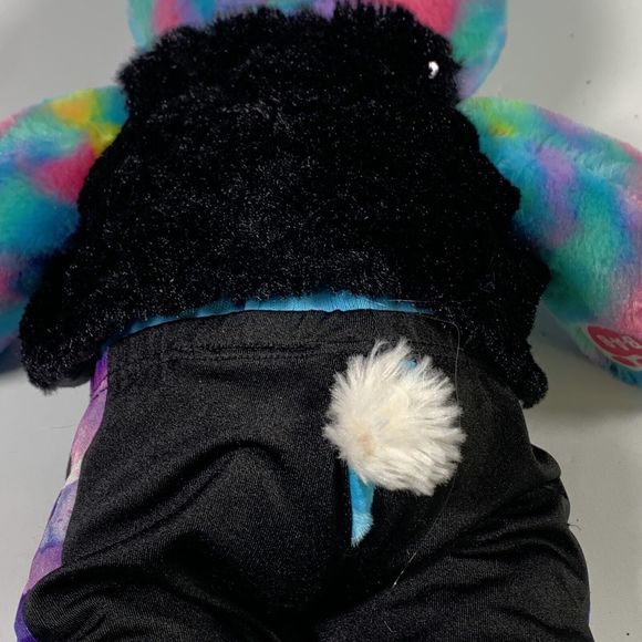 Build A Bear Tie Dye Bunny 21" Plush BAB Blue Purple Pink Stuffed Animal Rabbit - Picture 7 of 11